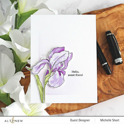 Altenew Build-A-Flower Bearded Iris stanssi- ja leimasinsetti