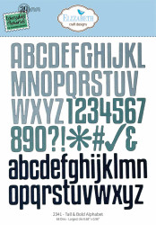 Elizabeth Craft Designs stanssi Tall & Bold Alphabet