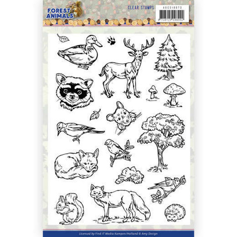 Amy Design leimasinsetti Forest Animals