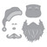 Spellbinders stanssisetti Santa