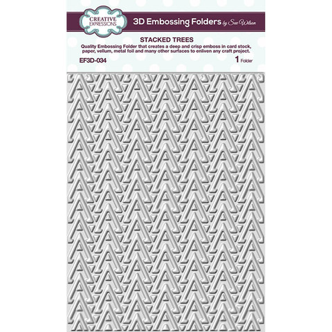 Creative Expressions 3D kohokuviointikansio Stacked Trees