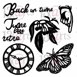 13@rts Chipboard kuvioleike Back In Time