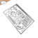 Elizabeth Craft Designs stanssi Rounded Travel Page