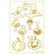 P13 Light Chipboard -koristeet Happy Halloween