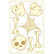 P13 Light Chipboard -koristeet Happy Halloween