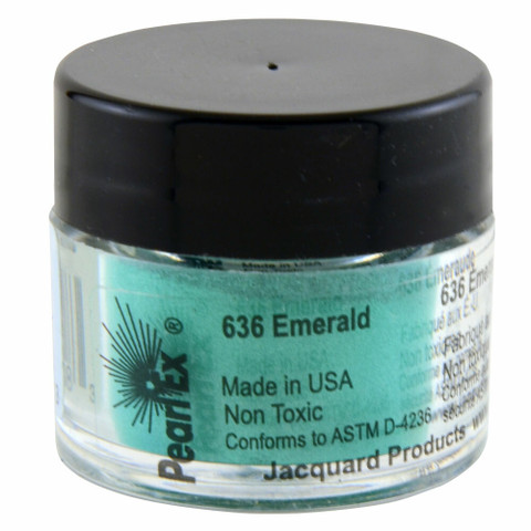 Jacquard Pearl Ex -pigmenttijauhe, sävy Emerald