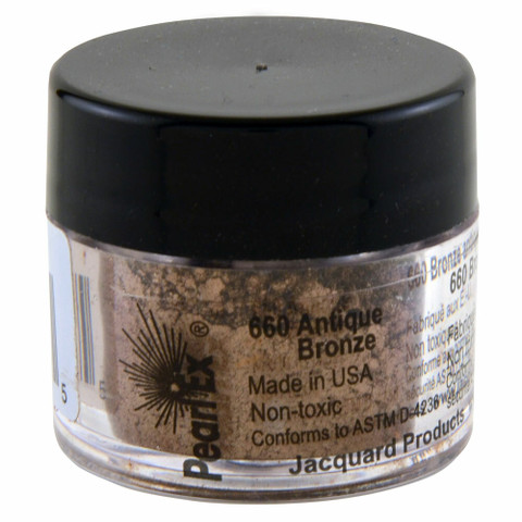 Jacquard Pearl Ex -pigmenttijauhe, sävy Metallics, Antique Bronze