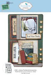 Elizabeth Craft Designs stanssi Library Pockets & Accessories