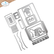 Elizabeth Craft Designs stanssi Library Pockets & Accessories