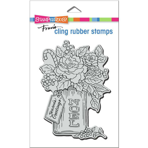 Stampendous leimasin Noel Flowers
