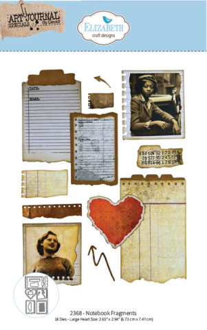 Elizabeth Craft Designs stanssi Notebook Fragments