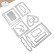 Elizabeth Craft Designs stanssi Notebook Fragments