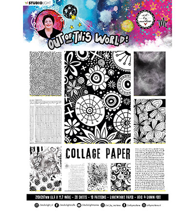 Studio Light Art By Marlene paperipakkaus Collage Paper, Out of This World