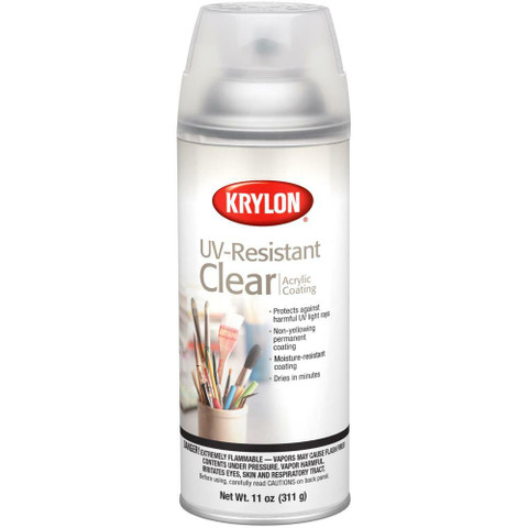 Krylon UV-Resistant Acrylic Coating Aerosol Spray -suihke, kiiltävä