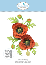 Elizabeth Craft Designs stanssi Bloom Wildly, Wild Poppy