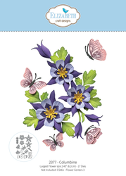 Elizabeth Craft Designs stanssi Bloom Wildly, Columbine