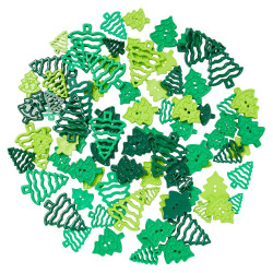 Blumenthal Big Bag Of Buttons -napit, Christmas Trees Green