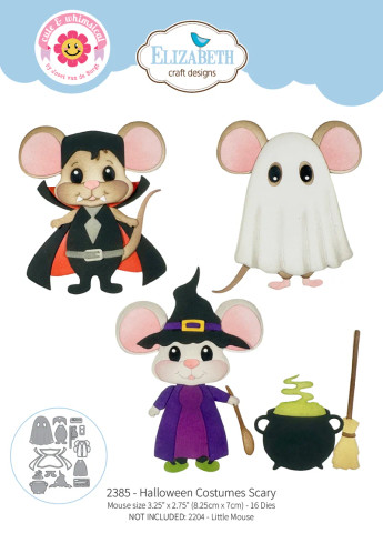 Elizabeth Craft Designs stanssi Halloween Costumes Scary