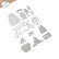 Elizabeth Craft Designs stanssi Halloween Costumes Scary