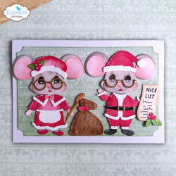 Elizabeth Craft Designs stanssi Santa and Mrs. Claus
