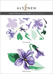 Altenew Craft-A-Flower: Sweet Violet -stanssisetti