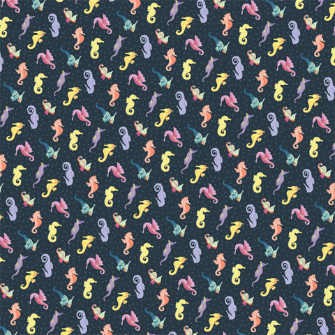 Echo Park Mermaid Dreams skräppipaperi Seahorses