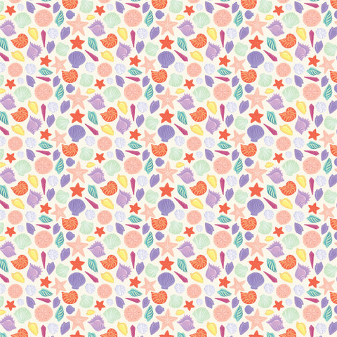 Echo Park Mermaid Dreams skräppipaperi Starfish Kisses