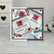 Woodware leimasin Love Squares