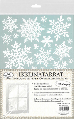 Ikkunatarra Lumihiutale, 2 arkkia