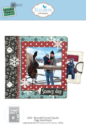 Elizabeth Craft Designs stanssi Rounded Corner Square Page Assortment