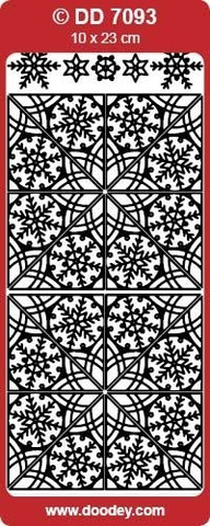 Ääriviivatarra, Kulma, valkoinen