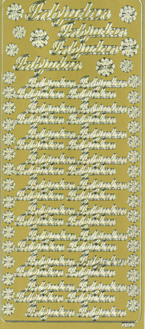 Ääriviivatarra, Inbjudan, kulta