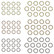 Tim Holtz Idea-Ology Metal Jump Rings -välirenkaat, 8mm & 10mm