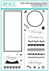 Gina K. Designs leimasin Slimline Starters