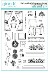 Gina K. Designs leimasin Window Additions