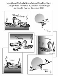 Gina K. Designs leimasin Magnificent Mallards