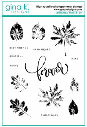 Gina K. Designs leimasin Layered Leaf Prints