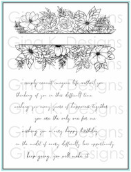 Gina K. Designs leimasin Whimsical Wildflower Frame