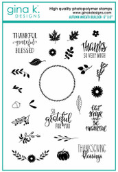 Gina K. Designs leimasin Autumn Wreath Builder