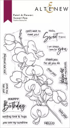Altenew Paint-A-Flower: Sweet Pea -leimasinsetti