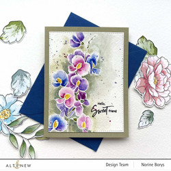 Altenew Paint-A-Flower: Sweet Pea -leimasinsetti