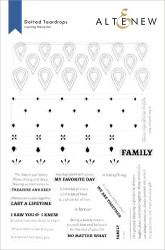 Altenew Dotted Teardrops -leimasinsetti