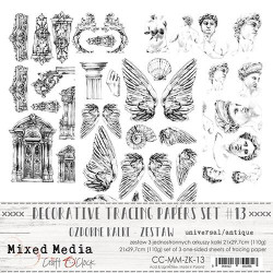 Craft O'clock Mixed Media Universal, Antique -kuultopaperit