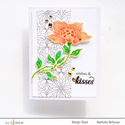 Altenew Rosy Blooms -stanssi