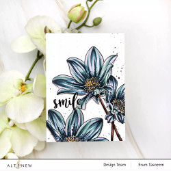 Altenew Paint-A-Flower: Dahlia Bright Eyes -leimasinsetti
