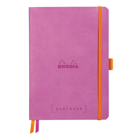 Rhodia Goalbook -muistikirja, soft lilac A5 dot ivory