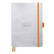 Rhodia Goalbook -muistikirja, soft silver A5 dot ivory