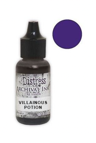 Tim Holtz Distress Archival täyttöpullo, sävy Villainous Potion