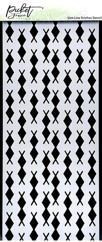 Picket Fence sapluuna Slimline Stitches