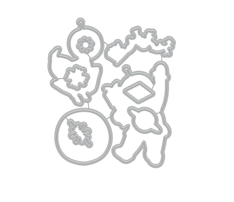  Hero Arts stanssi Out Of This World Christmas